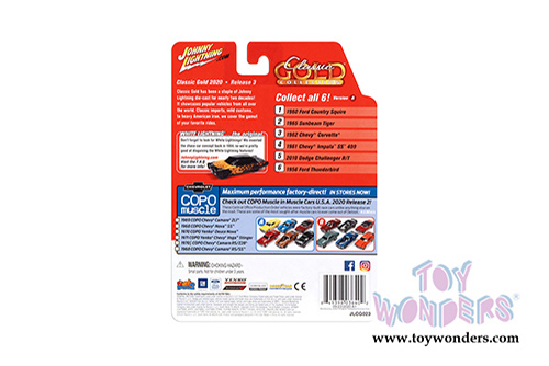 Round 2 Johnny Lightning - Classic Gold 2020 Release 3 Set A (1/64 scale diecast model car, Asstd.) JLCG023/48A