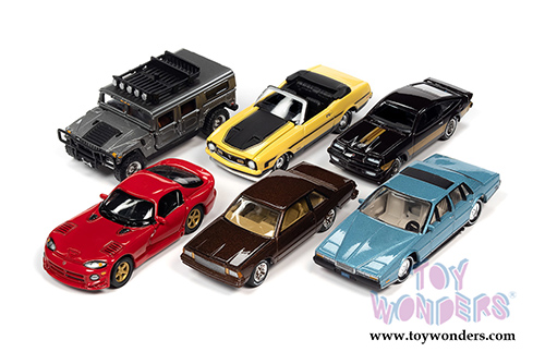 Round 2 Johnny Lightning - Classic Gold 2021 Release 1 Set A (1/64 scale diecast model car, Asstd.) JLCG024/48A