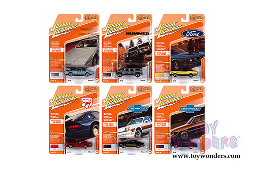 Round 2 Johnny Lightning - Classic Gold 2021 Release 1 Set A (1/64 scale diecast model car, Asstd.) JLCG024/48A