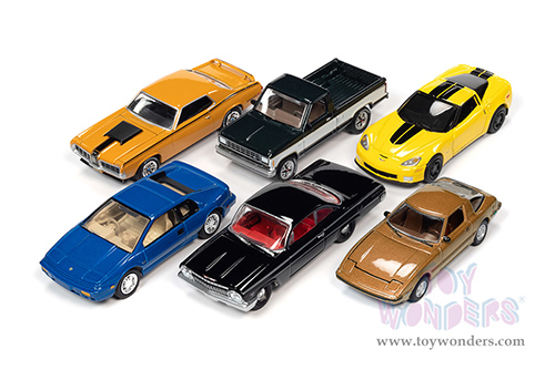 Round 2 Johnny Lightning - Classic Gold 2021 Release 4 Set B (1/64 scale diecast model car, Asstd.) JLCG027/48B