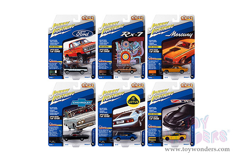 Round 2 Johnny Lightning - Classic Gold 2021 Release 4 Set B (1/64 scale diecast model car, Asstd.) JLCG027/48B