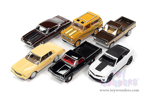 Round 2 Johnny Lightning - Classic Gold 2022 Release 1 Set B (1/64 scale diecast model car, Asstd.) JLCG028/48B