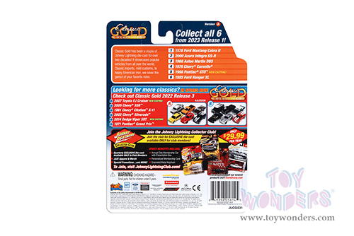 Round 2 Johnny Lightning - Classic Gold 2023 Release 1 Set A (1/64 scale diecast model car, Asstd.) JLCG031/48A MAP: $7.99