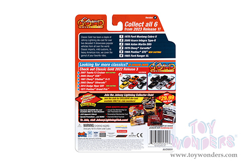 Round 2 Johnny Lightning - Classic Gold 2023 Release 1 Set B (1/64 scale diecast model car, Asstd.) JLCG031/48B MAP: $7.99