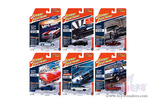 Round 2 Johnny Lightning - Classic Gold 2023 Release 1 Set B (1/64 scale diecast model car, Asstd.) JLCG031/48B MAP: $7.99
