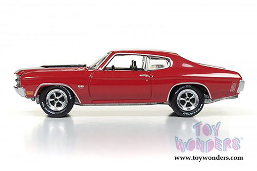 Round 2 Johnny Lightning -  Muscle Cars U.S.A. | Jack Reacher Chevrolet&reg; Chevelle&reg; SS&trade; Hardtop (1970, 1/64 scale diecast model car, Red w/Black) JLCP6002/24