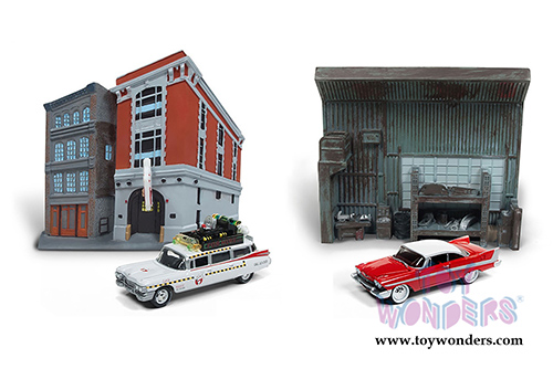 Round 2 Johnny Lightning - Diorama 2018 Release 1 (1/64 scale diecast model car, Asstd.) JLDR002/24