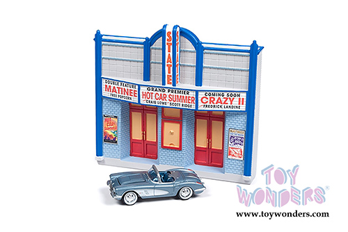 Round 2 Johnny Lightning - Diorama 2018 Release 2 (1/64 scale diecast model car, Asstd.) JLDR003/24