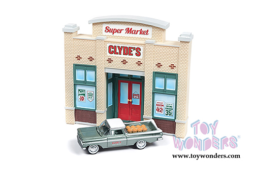 Round 2 Johnny Lightning - Diorama 2018 Release 2 (1/64 scale diecast model car, Asstd.) JLDR003/24