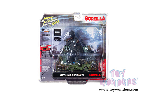 Round 2 Johnny Lightning - Diorama 2019 Release 1 (1/64 scale diecast model car, Asstd.) JLDR008/24