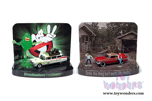 Round 2 Johnny Lightning - Diorama 2019 Release 4 (1/64 scale diecast model car, Asstd.) JLDR010/24