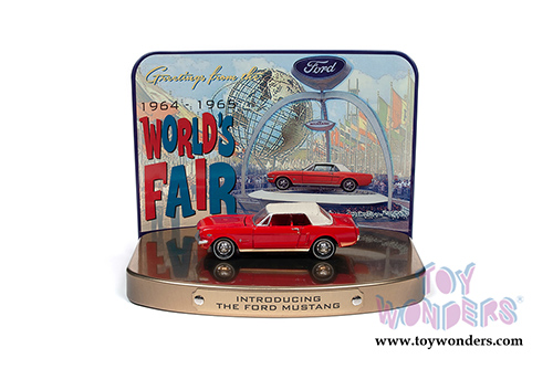 Round 2 Johnny Lightning - Dioramas 2020 Release 2 | Fair Tin Display with 1964 Ford Mustang and Norwood Tin Display with 1967 Chevy&reg; Camaro&reg; (1/64 scale diecast model car, Asstd.) JLDR012/24