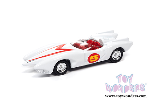 Round 2 Johnny Lightning - Silver Screen Machines Dioramas 2020 Release 4 (1/64 scale diecast model car, Asstd.) JLDR015/24