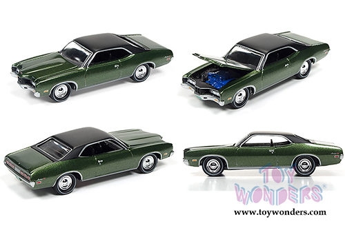 Round 2 Johnny Lightning - Muscle Cars USA Release 2 Set A (1/64 scale diecast model car, Asstd.) JLMC002/48A