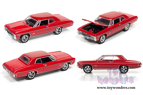 Round 2 Johnny Lightning - Muscle Cars USA Release 2 Set A (1/64 scale diecast model car, Asstd.) JLMC002/48A