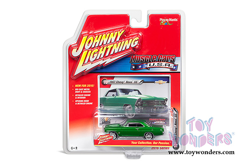 Round 2 Johnny Lightning - Muscle Cars USA Release 2 Set A (1/64 scale diecast model car, Asstd.) JLMC002/48A