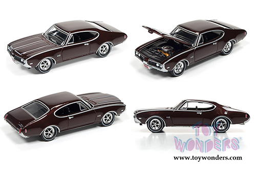 Round 2 Johnny Lightning - Muscle Cars USA Release 2 Set B (1/64 scale diecast model car, Asstd.) JLMC002/48B