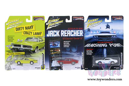 Round 2 Johnny Lightning - Muscle Cars USA 2017 | Silver Screen Release 3 Set A (1/64 scale diecast model car, Asstd.) JLMC005/12A