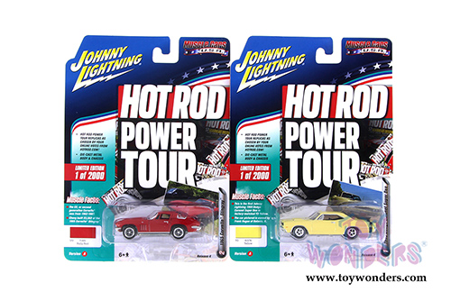 Round 2 Johnny Lightning - Muscle Cars USA 2017 Release 4 Set A (1/64 scale diecast model car, Asstd.) JLMC007/48A