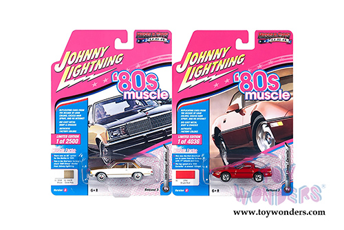 Round 2 Johnny Lightning - Muscle Cars USA 2018 Release 3 Set A (1/64 scale diecast model car, Asstd.) JLMC014/48A
