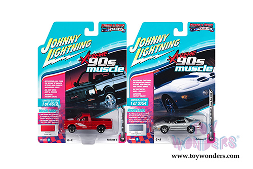 Round 2 Johnny Lightning - Muscle Cars USA 2018 Release 3 Set B (1/64 scale diecast model car, Asstd.) JLMC014/48B