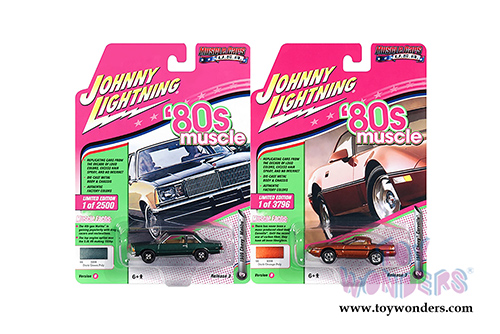 Round 2 Johnny Lightning - Muscle Cars USA 2018 Release 3 Set B (1/64 scale diecast model car, Asstd.) JLMC014/48B
