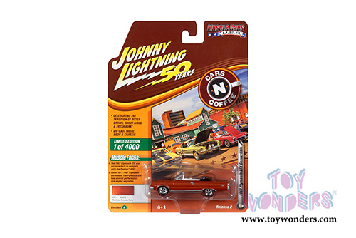 Round 2 Johnny Lightning - Muscle Cars USA 2019 Release 2 Set A (1/64 scale diecast model car, Asstd.) JLMC020/48A