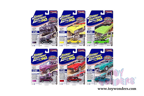 Round 2 Johnny Lightning - Muscle Cars USA 2019 Release 3 Set A (1/64 scale diecast model car, Asstd.) JLMC021/48A