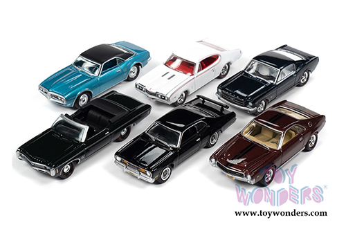 Round 2 Johnny Lightning - Muscle Cars USA 2020 Release 1 Set B (1/64 scale diecast model car, Asstd.) JLMC022/48B