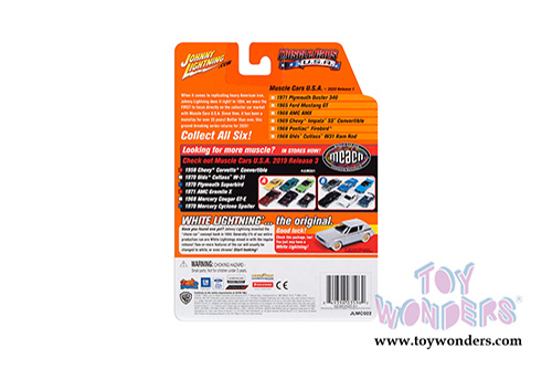 Round 2 Johnny Lightning - Muscle Cars USA 2020 Release 1 Set B (1/64 scale diecast model car, Asstd.) JLMC022/48B