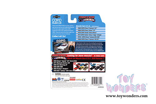 Round 2 Johnny Lightning - Muscle Cars USA 2020 Release 2 COPO Muscle Set A (1/64 scale diecast model car, Asstd.) JLMC023/48A