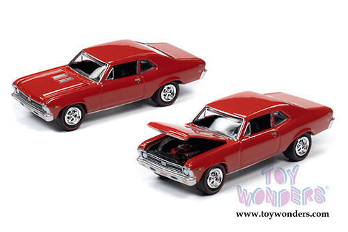 Round 2 Johnny Lightning - Muscle Cars USA 2020 Release 2 COPO Muscle Set A (1/64 scale diecast model car, Asstd.) JLMC023/48A