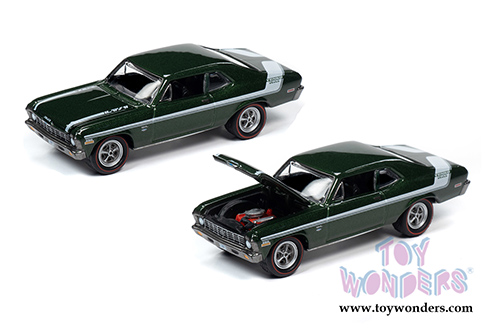 Round 2 Johnny Lightning - Muscle Cars USA 2020 Release 2 COPO Muscle Set A (1/64 scale diecast model car, Asstd.) JLMC023/48A