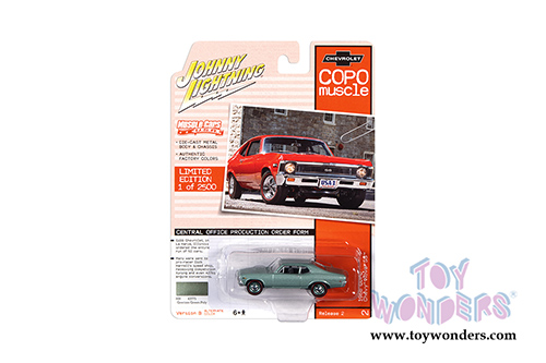 Round 2 Johnny Lightning - Muscle Cars USA 2020 Release 2 COPO Muscle Set B (1/64 scale diecast model car, Asstd.) JLMC023/48B