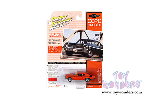 Round 2 Johnny Lightning - Muscle Cars USA 2020 Release 2 COPO Muscle Set B (1/64 scale diecast model car, Asstd.) JLMC023/48B