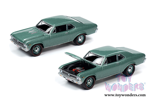Round 2 Johnny Lightning - Muscle Cars USA 2020 Release 2 COPO Muscle Set B (1/64 scale diecast model car, Asstd.) JLMC023/48B