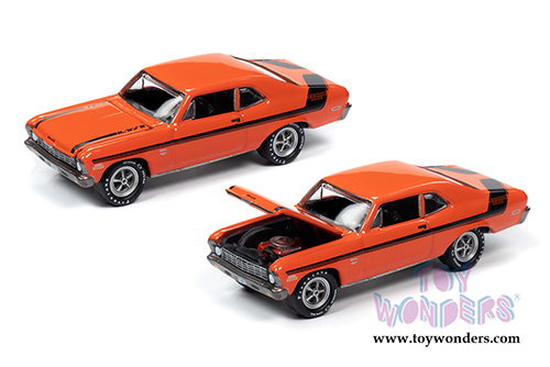 Round 2 Johnny Lightning - Muscle Cars USA 2020 Release 2 COPO Muscle Set B (1/64 scale diecast model car, Asstd.) JLMC023/48B