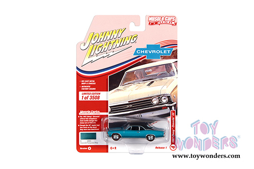 Round 2 Johnny Lightning - Muscle Cars USA 2021 Release 1 Set A (1/64 scale diecast model car, Asstd.) JLMC025/48A