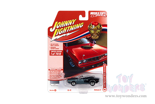 Round 2 Johnny Lightning - Muscle Cars U.S.A. 2021 Release 2 Set B (1/64 scale diecast model car, Asstd.) JLMC026/48B