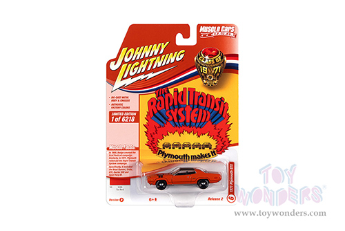 Round 2 Johnny Lightning - Muscle Cars U.S.A. 2021 Release 2 Set B (1/64 scale diecast model car, Asstd.) JLMC026/48B