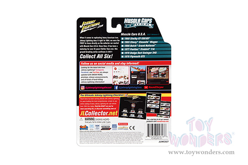 Round 2 Johnny Lightning - Muscle Cars U.S.A. 2021 Release 3 Set A (1/64 scale diecast model car, Asstd.) JLMC027/48A