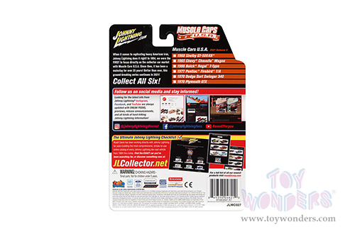 Round 2 Johnny Lightning - Muscle Cars U.S.A. 2021 Release 3 Set B (1/64 scale diecast model car, Asstd.) JLMC027/48B
