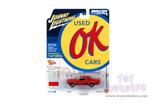 Round 2 Johnny Lightning - Muscle Cars U.S.A. 2021 Release 4 Set A - OK Used Cars (1/64 scale diecast model car, Asstd.) JLMC028/48A
