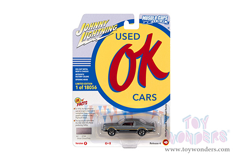 Round 2 Johnny Lightning - Muscle Cars U.S.A. 2021 Release 4 Set B - OK Used Cars (1/64 scale diecast model car, Asstd.) JLMC028/48B