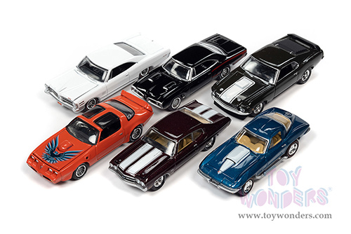 Round 2 Johnny Lightning - Muscle Cars U.S.A. 2022 Release 1 Set A (1/64 scale diecast model car, Asstd.) JLMC029/48A