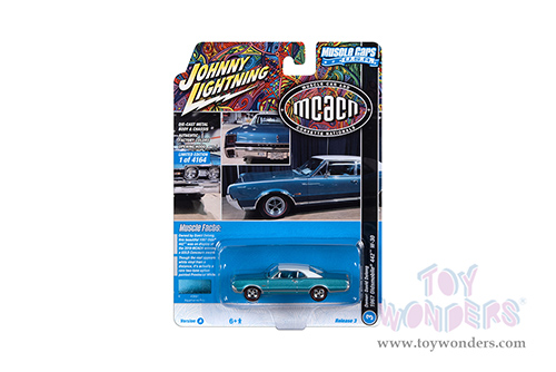 Round 2 Johnny Lightning - Muscle Cars U.S.A. 2022 Release 3 Set A (1/64 scale diecast model car, Asstd.) JLMC031/48A