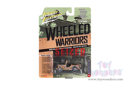 Round 2 Johnny Lightning - Military 2021 Release 1 Set B - Wheeled Warriors (1/64, 1/100 scale diecast model car, Asstd.) JLML006/48B