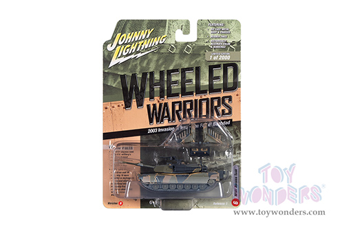 Round 2 Johnny Lightning - Military 2021 Release 1 Set B - Wheeled Warriors (1/64, 1/100 scale diecast model car, Asstd.) JLML006/48B
