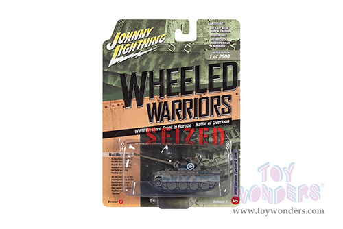 Round 2 Johnny Lightning - Military 2021 Release 1 Set B - Wheeled Warriors (1/64, 1/100 scale diecast model car, Asstd.) JLML006/48B