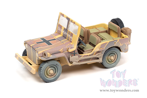 Round 2 Johnny Lightning - Military 2021 Release 1 Set B - Wheeled Warriors (1/64, 1/100 scale diecast model car, Asstd.) JLML006/48B